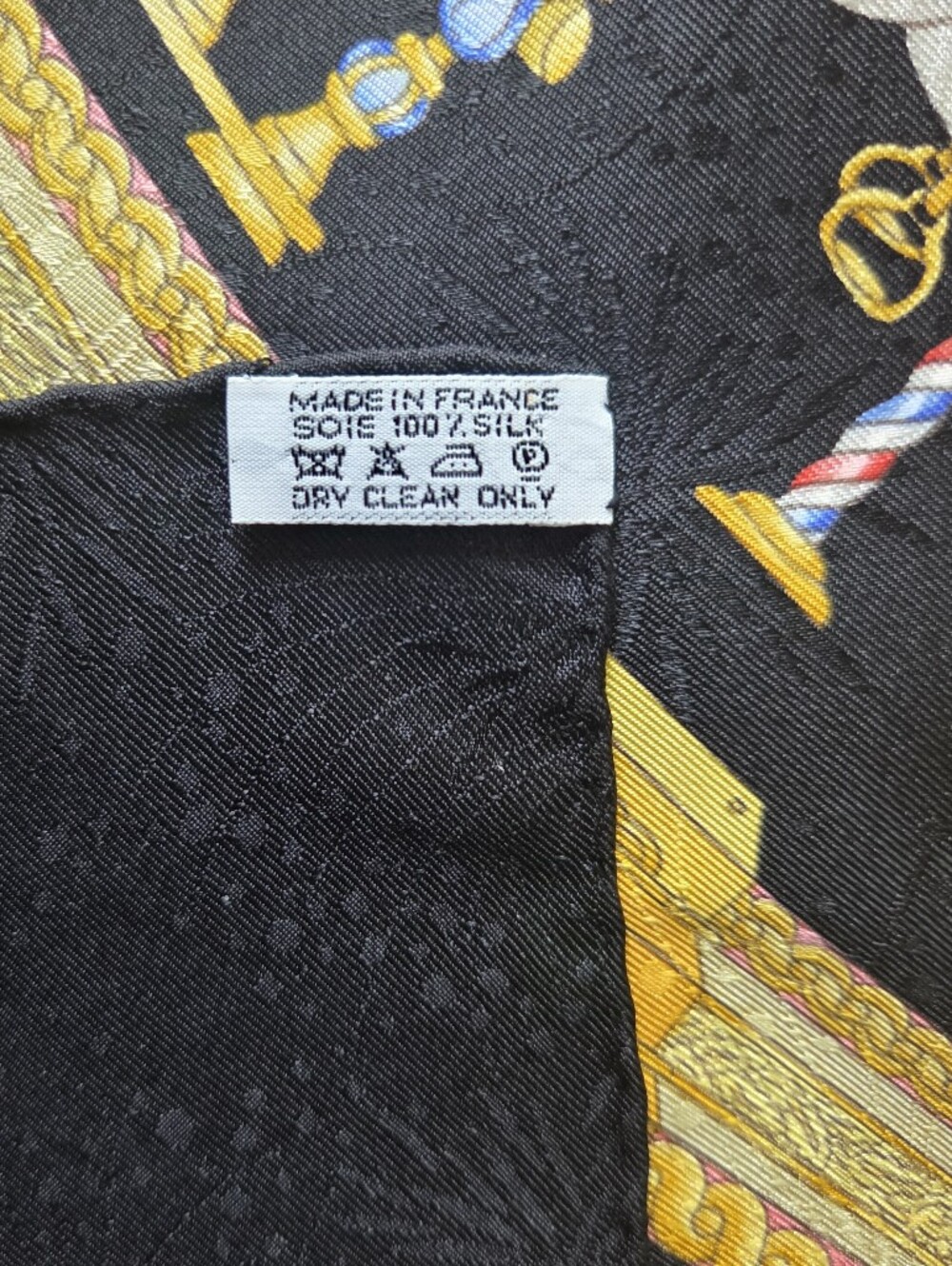 Hermes MINT Luna Park Silk Scarf 90cm/ 35" Black Carousel Horses Gold Pink Blue - Picture 16 of 17